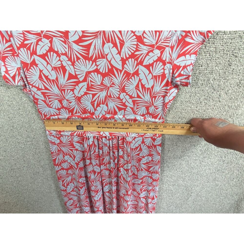 Boden NWTs Lola Jersey Dress Women’s 8 Tropical Pattern Midi Resortwear - Picture 9 of 10